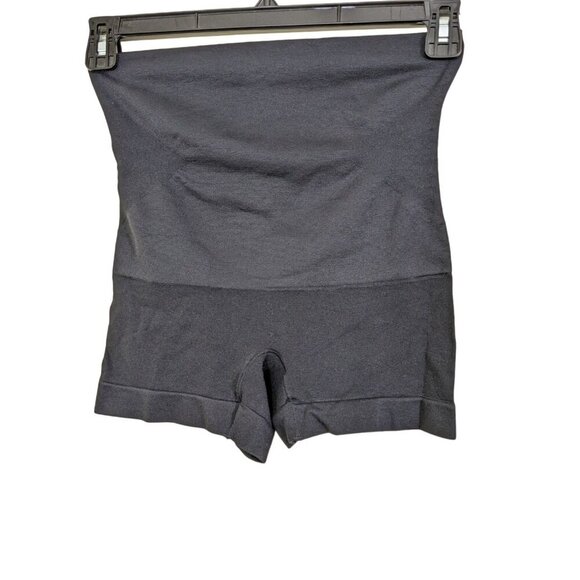Womens Firm Control High Waisted Shapewear Size Large Shorts Black Compression - Picture 1 of 4